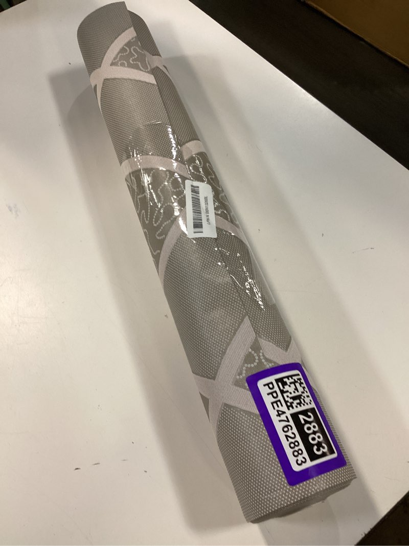 Condition photo showing New/Like New for blooming wall: extra-thick non-woven modern leaf flow embossed textured wallpaper for livingroom bedroom, 20.8 in32.8 ft=57 sq.ft, gray&beige