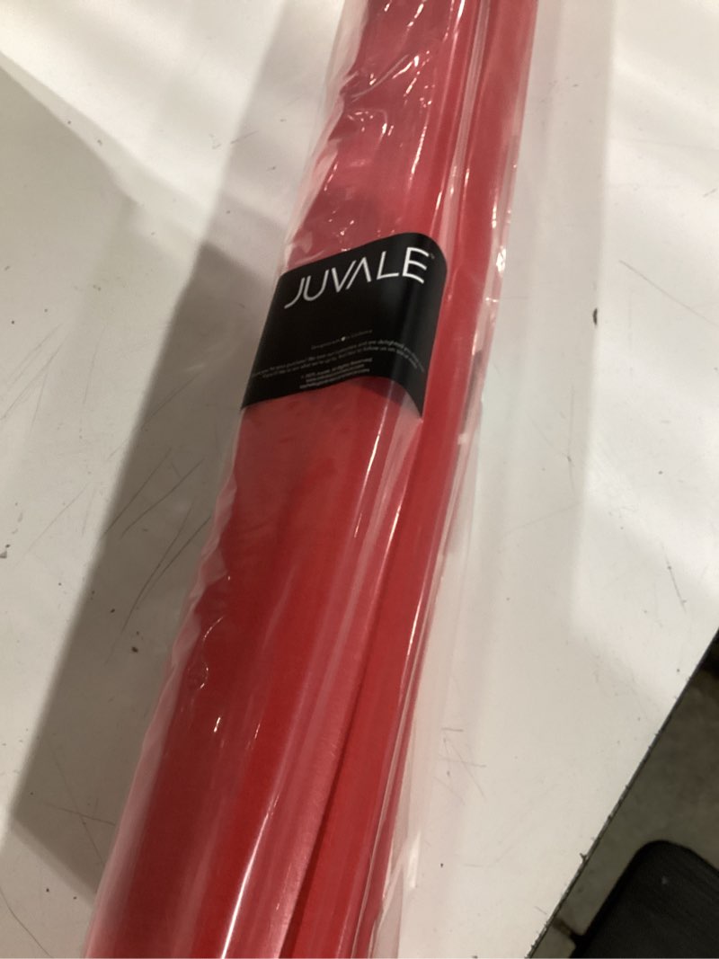 Condition photo showing New/Like New for juvale 3 ft x 100 ft red carpet runner for party decorations, wedding aisle, special events (40gsm thickness)