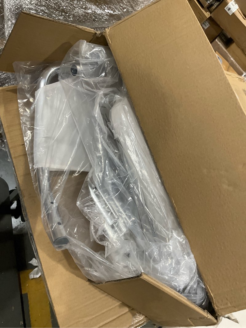 Condition photo showing Good Condition for DMI Rolling Shower Chair, Commode, Transport Chair, FSA Eligible, Rolling Bathroom Wheelchair for Handicap, Elderly, Injured or Disabled, Rear Locking Wheels, 250 lb. Weight Capacity, White