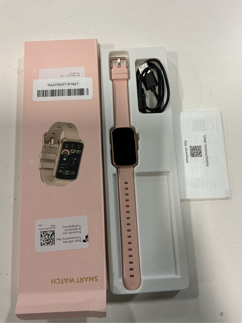 Condition photo showing Good Condition for fitness tracker, smart watch for women men with 24/7 heart rate/blood pressure/blood oxygen monitor,sleep tracker,step & calorie counter, ip68 waterproof fitness watches compatible with android&iphone