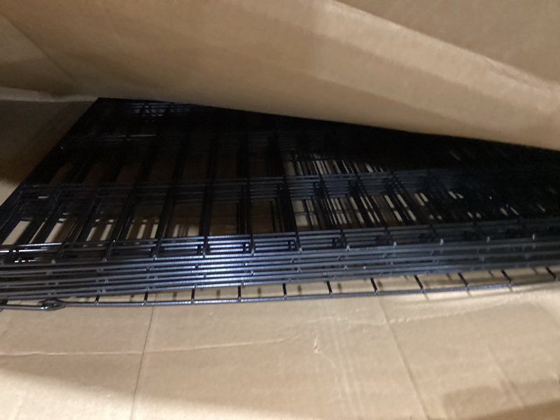 Condition photo showing Good Condition for petime foldable metal dog exercise pen/pet puppy playpen kennels yard fence indoor/outdoor 8 panel 24" w x 24" h with bottom pad (with bottom pad, 8 panels 24" h) playpen+bottom pad 8 panels 24"h