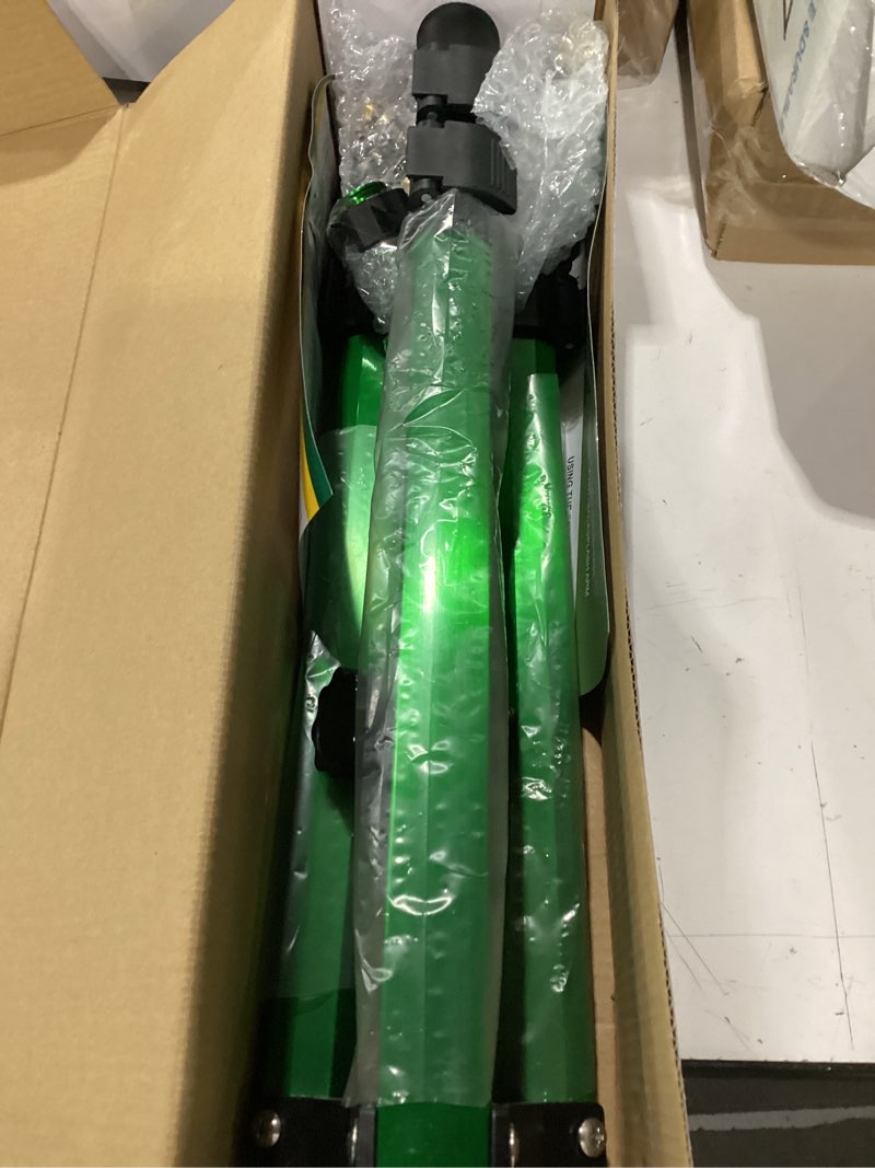 Condition photo showing Good Condition for biswing impact sprinkler head on tripod base, heavy duty lawn sprinklers, 360 degree large area irrigation, metal sprinkler nozzle & solid alloy metal extension legs flip locks, 2 pack