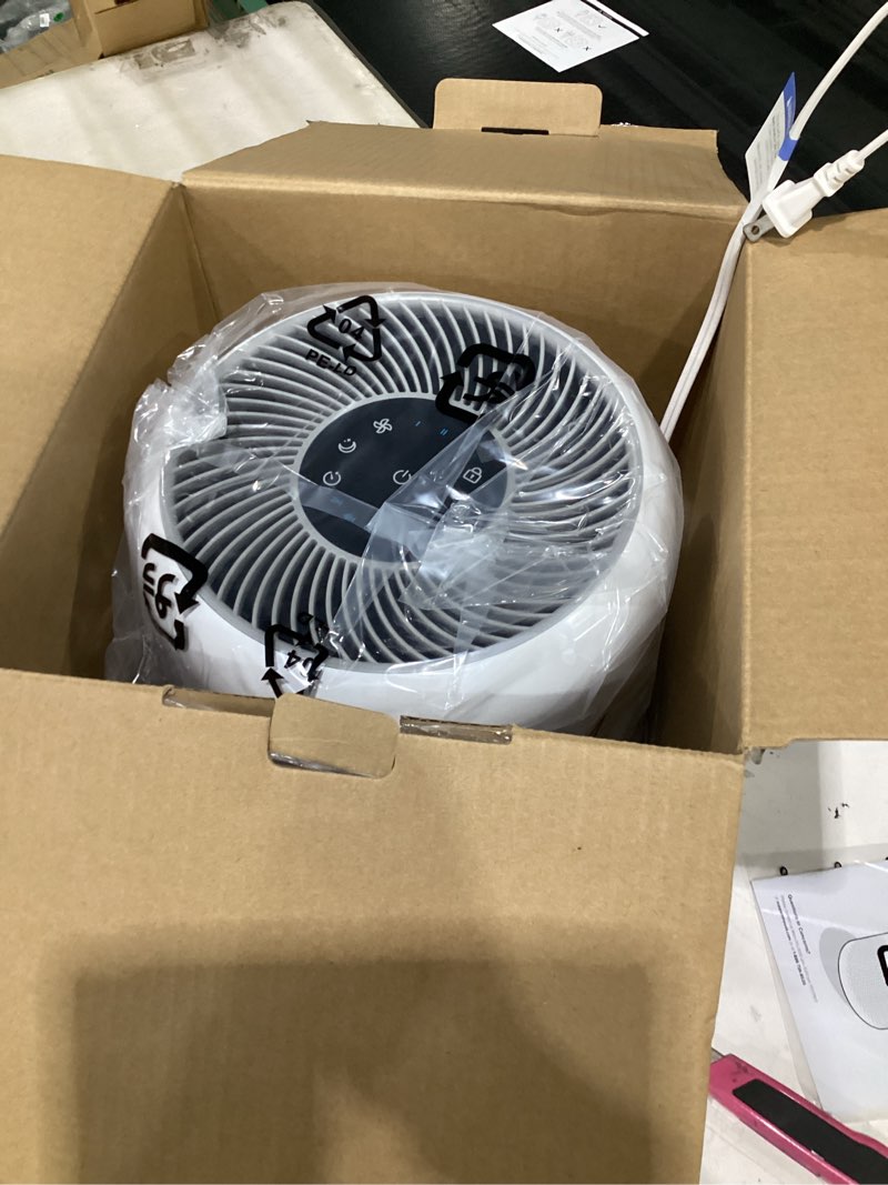 Condition photo showing Good Condition for levoit air purifier for home allergies pet hair in bedroom, covers up to 1073 ft² by 56w high torque motor, aham verifide, 3-in-1 filter with hepa sleep mode, remove dust smoke odor, core300-p, white