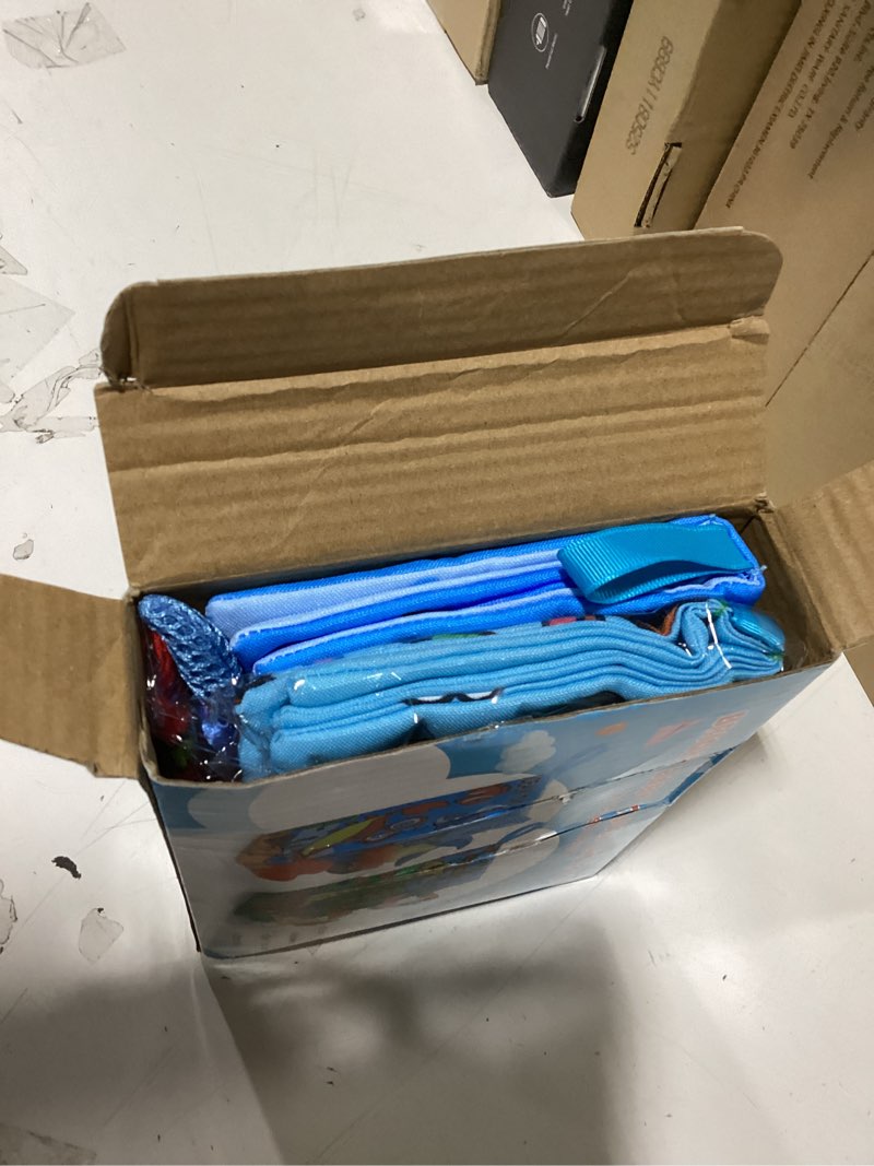 Condition photo showing New/Like New for 2pcs baby books 0-6 months infant toys 0-3 3-6 6-12 months baby tummy time sensory toys 3 4 6 month newborn essentials must haves crinkle touch feel busy book for babies boys girls easter shower gifts marine & jungly animals
