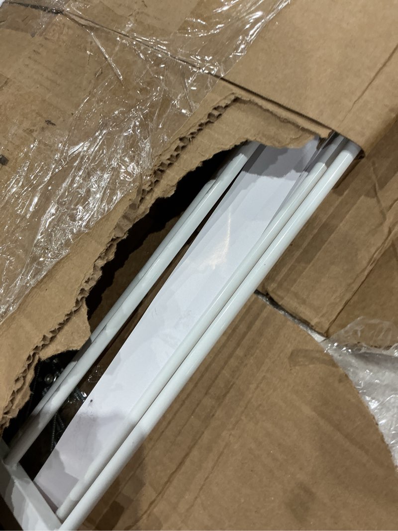 Condition photo showing Good Condition for regalo safety 24"-40.5" extra wide baby gate for stairs & hallways, hardware mounted 2-in-1 stair gate for babies, toddlers, & pets, white white 24"-40.5"w x 28.75"h