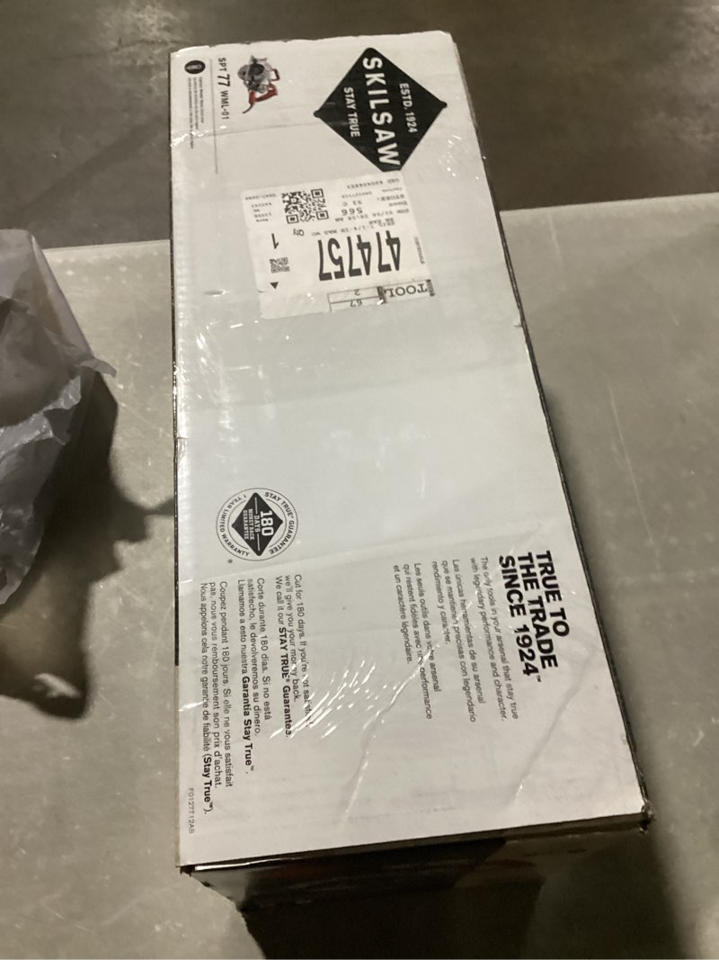 Condition photo showing As Is for skil 15 -amp 7-1/4-in worm drive circular saw
