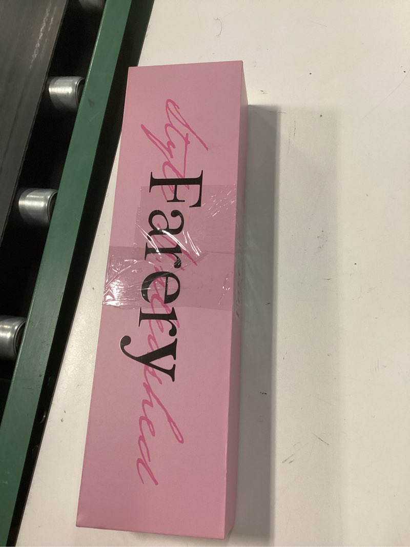 Condition photo showing New/Like New for farery long barrel curling iron 1 inch, extra long curling iron for thin hair, infused argan oil & keratin, 11 adjustable temp, include clips & silicone pad, pink pink 1 inch