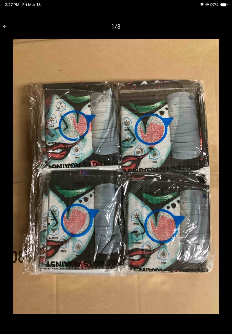 Pack of 50 SA Company Multipurpose Gaiter Face Shield (Temptress)