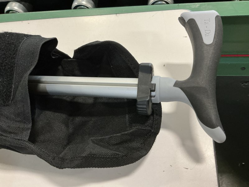 Condition photo showing Good Condition for STEP2GOLD Ta-Da Chair, Portable Trekking Hiking Pole, Folding Walking Stick with Seat, Walking Cane with Chair, Foldable Chair, Lightweight Aluminum, Easy Carry and Storage, Anti-Slip S (32.2") Black