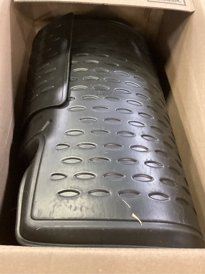Condition photo showing As Is for omac floor mats fits kia telluride 2020 to 2025, front and third row seat, custom fit, all weather, heavy duty, black telluride 2020-2025 / black floor mats