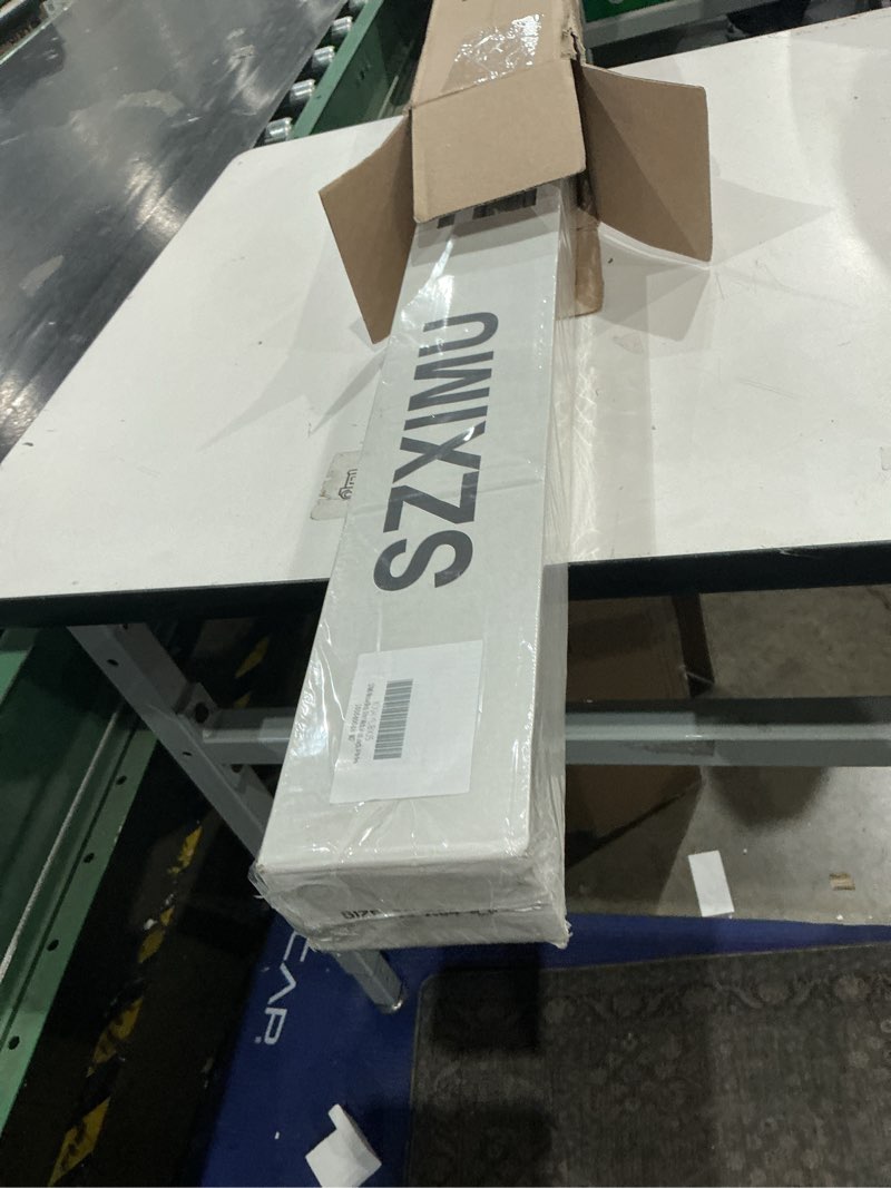 Condition photo showing New/Like New for window blinds, szximu 2'' cordless blind for indoor windows, 30" w x 64" h mini blinds, light filtering blinds & shades, horizontal window blinds for home bedroom living room bathroom kitchen, white 30"w x 64"h