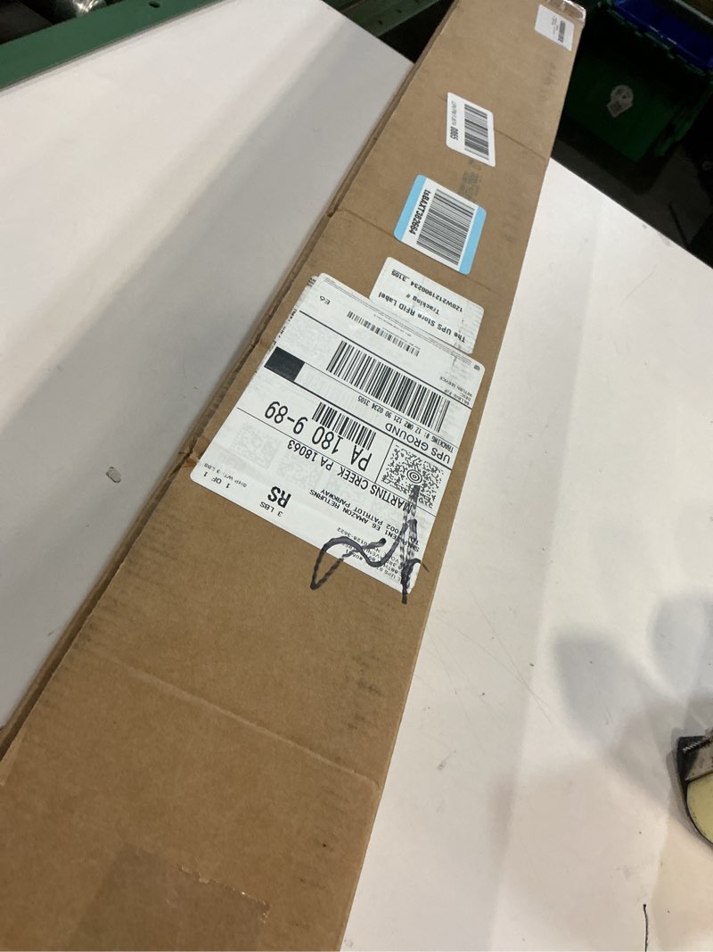 Condition photo showing Good Condition for Curtain Track, Ceiling Curtain Track for Room Divider, Ceiling Mount Rail Set with Roller Hooks, White, 6ft - 9ft white 6ft - 9ft