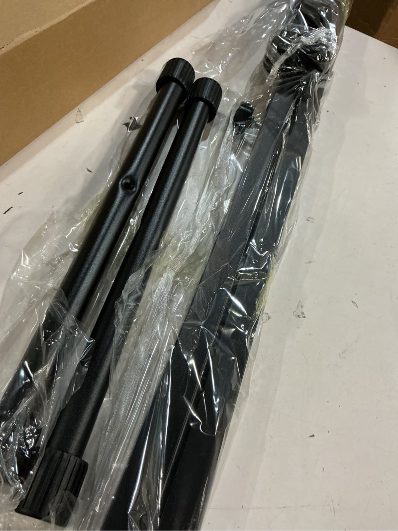 Condition photo showing Good Condition for gleam keyboard stand - digital piano stand, single x style, black (capacity: 100 lb) black - capacity: 100 lb