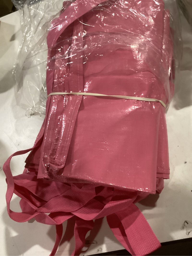 Condition photo showing Good Condition for 6 Pack Extra Heavy Duty Large Moving Bags with Strong Zipper & Comfortable Handles, Sturdy & Durable Clothes Storage Bags Totes Bins, Packing Moving Boxes for College Supplies, Pink Pink 6 Pack