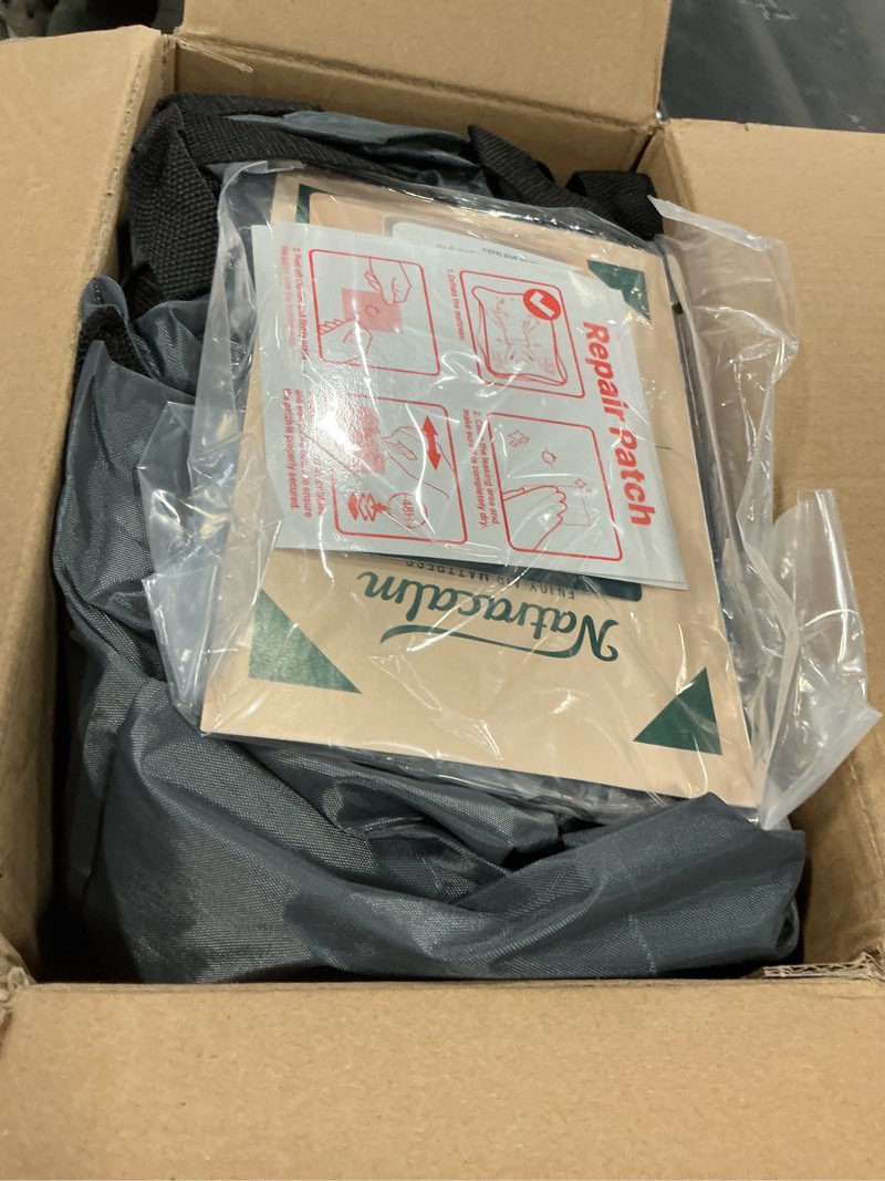 Condition photo showing Good Condition for Air Mattress Full with Built in Pump, Blow Up Mattress Full, Upgraded Inflatable Mattress for Camping Guest Home, Comfort and Portable, Air Bed, colchon inflable Light Brown Full