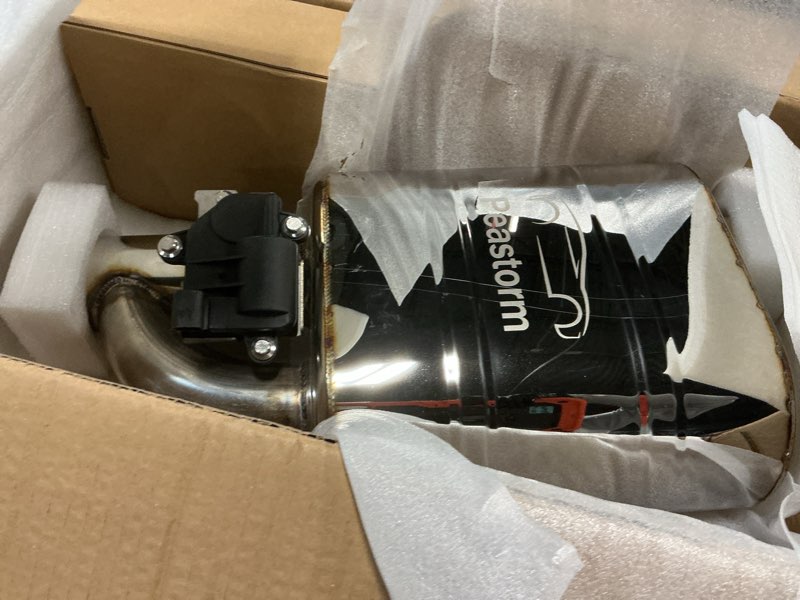 Condition photo showing New/Like New for 2.5 inch valved muffler electric exhaust cutout with muffler cat back exhaust system kit 2.5" (1pc, single valve)