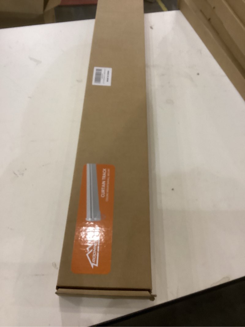 Condition photo showing New/Like New for Curtain Track for Ceiling or Wall, Heavy Duty Aluminum Alloy with Smooth Sliding, Easy to Install, Black, 3ft To 15ft Black 15 ft