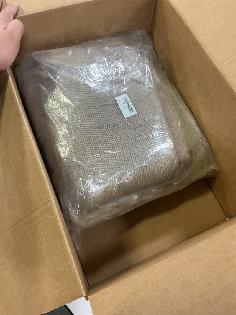 Condition photo showing Good Condition for Hahood 8 Packs Winter Burlap Plant Covers Bags 39.4 x 47.2 Inch Large Burlap Sack Plant Blanket with Drawstring Reusable Warm Plant Frost Cloth Cold Freeze Blanket for Outdoor Fruit Tree Potted Plants