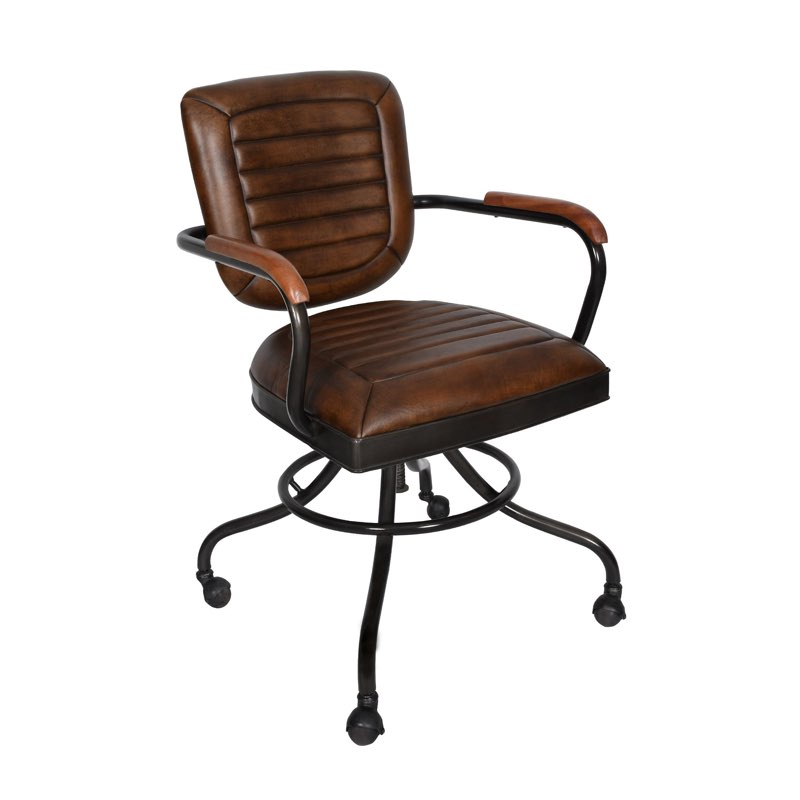 Burkburnett Genuine Leather Task Chair