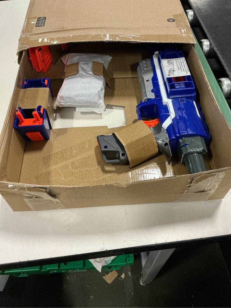 Condition photo showing Good Condition for NERF Rampage N-Strike Elite Toy Blaster with 25 Dart Drum Slam Fire for Kids, Teens, & Adults (Amazon Exclusive)