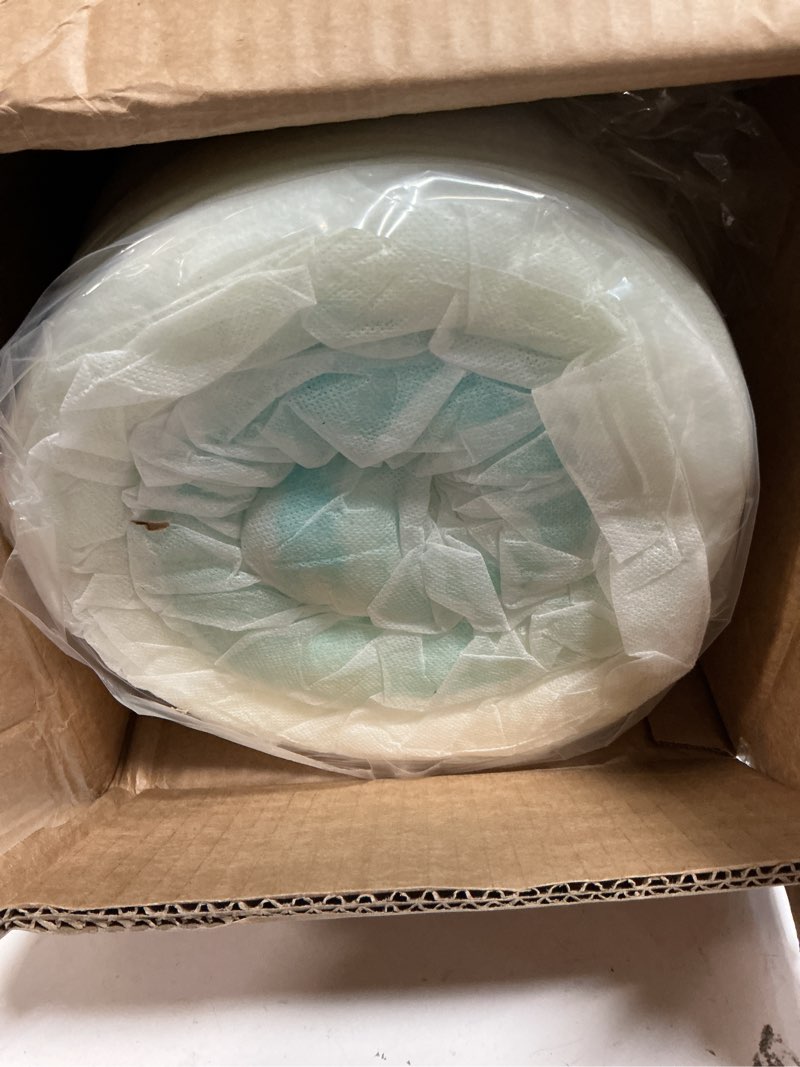 Condition photo showing New/Like New for topper 2 inch memory foam mattress topper, cooling gel foam mattress topper for pressure relief, ventilated design bed topper in a box blue full