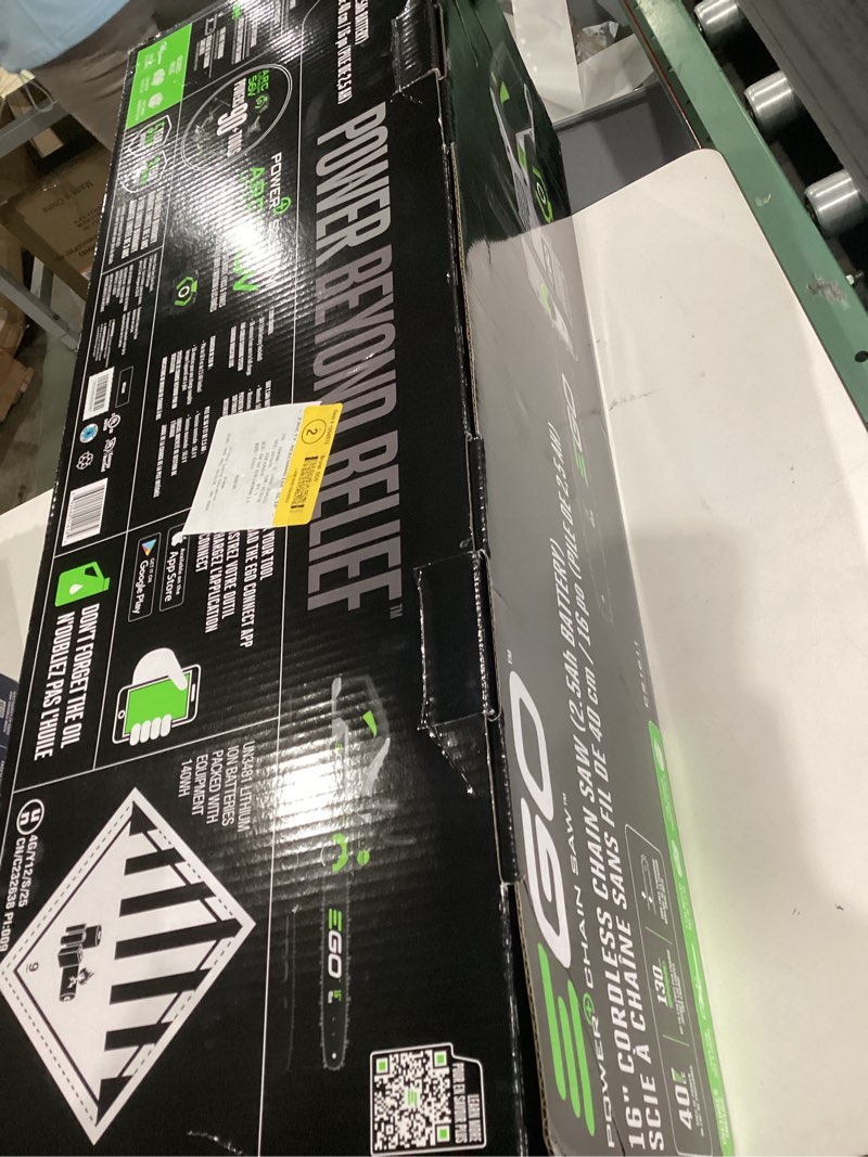 Condition photo showing Good Condition for ego power+ cs1611 16-inch 56v lithium-ion cordless chainsaw - battery and charger included, black
