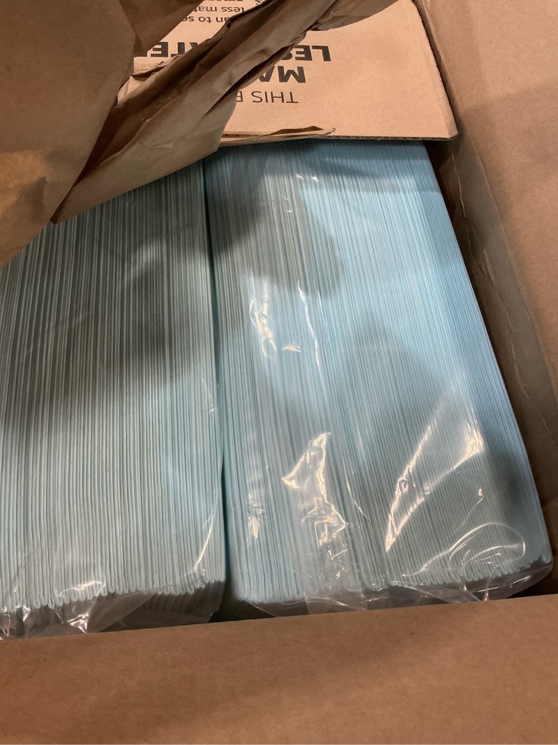 Condition photo showing New/Like New for Chucks Pads Disposable [100-Pack] Adult Incontinence Underpads 23"x 36" Large Absorbent Fluff Protective Bed Pads, Toddler Mattress Pads - Pee Pads for Pets, Kids & Adults - Dog & Puppy Training Pads