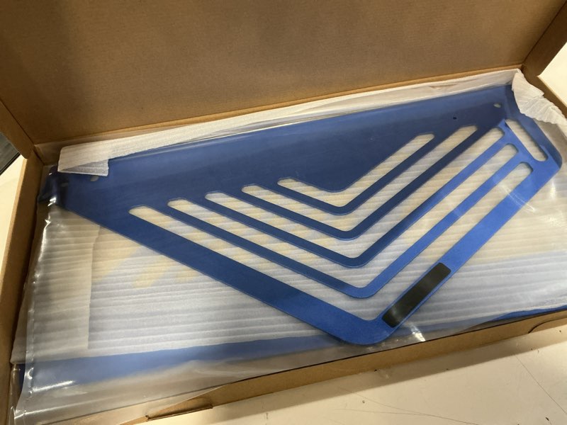 Condition photo showing Good Condition for Engine Bay Panel Cover Compatible with Chevrolet Corvette C8 2020-2023, Aluminum Alloy Rear Engine Covers Left Right Engine Case Guards Protector Splash Shield, C8 Accessories 2PCS (Blue)