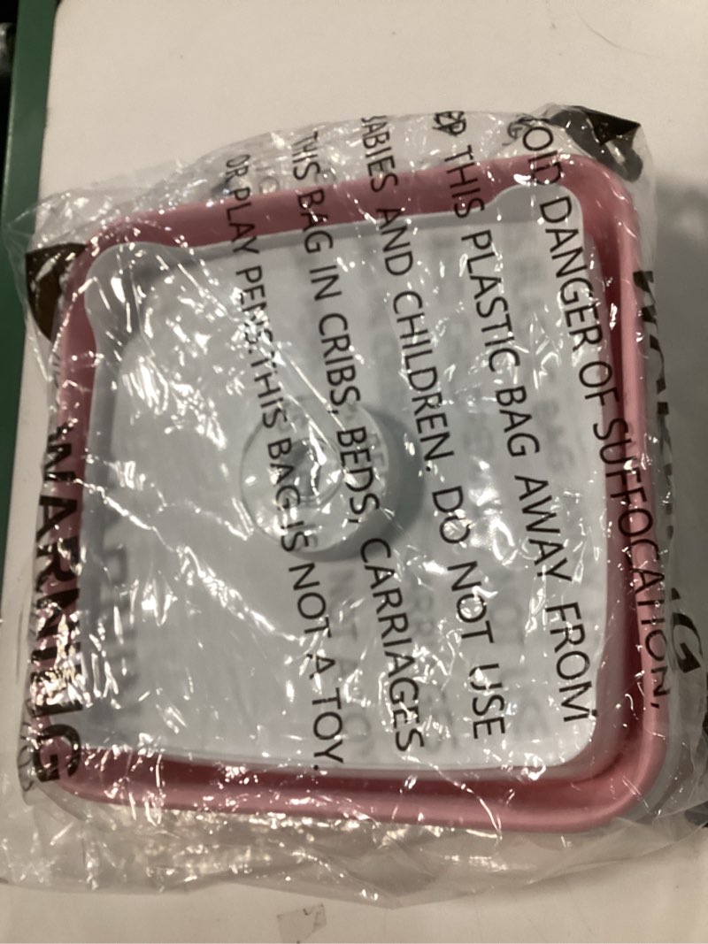 Condition photo showing New/Like New for Collapsible Wash Basin for Baby Bottles - 2.4 Gallons Portable Wash Bin for RV Camping Sink, Space-Saving Dish Tub (Pink)