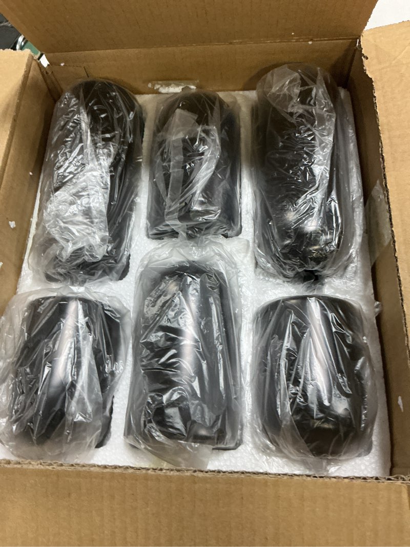 Condition photo showing New/Like New for black glass bud vases for flowers - hewory set of 12 blown modern small glass vases for centerpieces, mini bulk flower vase for wedding party events home decor floral arrangements (not include flower) 4sets (12pcs) black