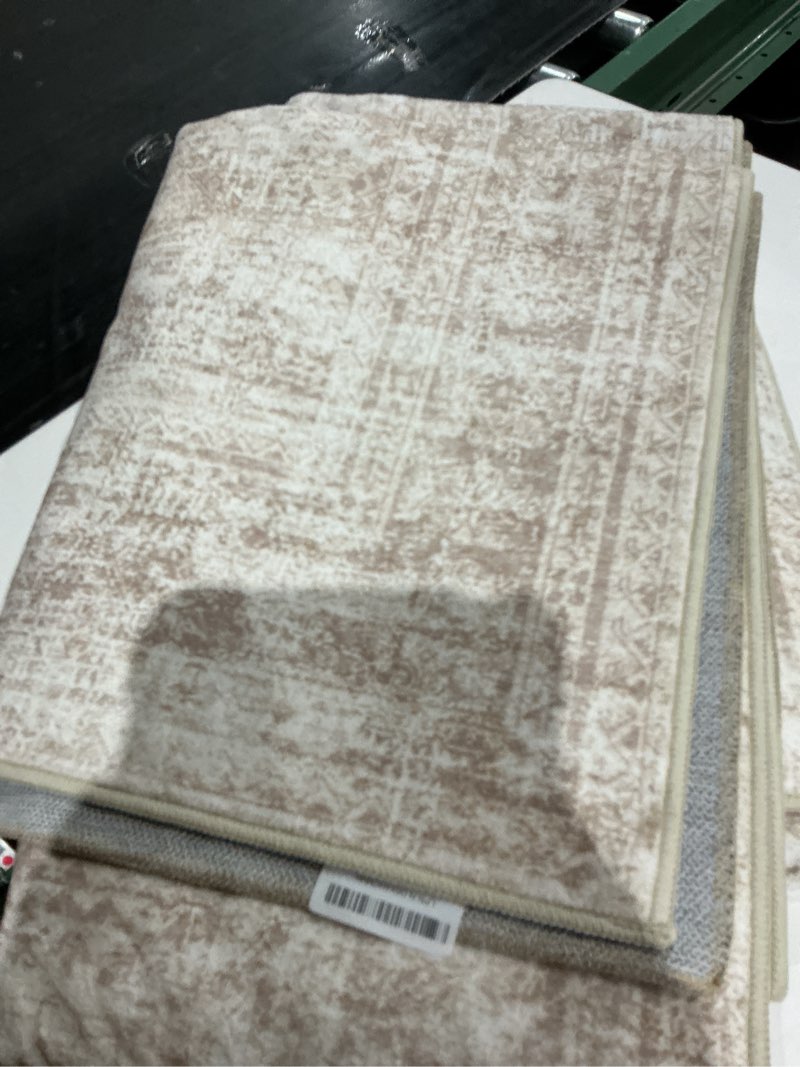 Condition photo showing Good Condition for similar))dalyn rugs cypr, durable, area rug, easy clean, non-shedding, vintage inspired, bedroom, living room rug