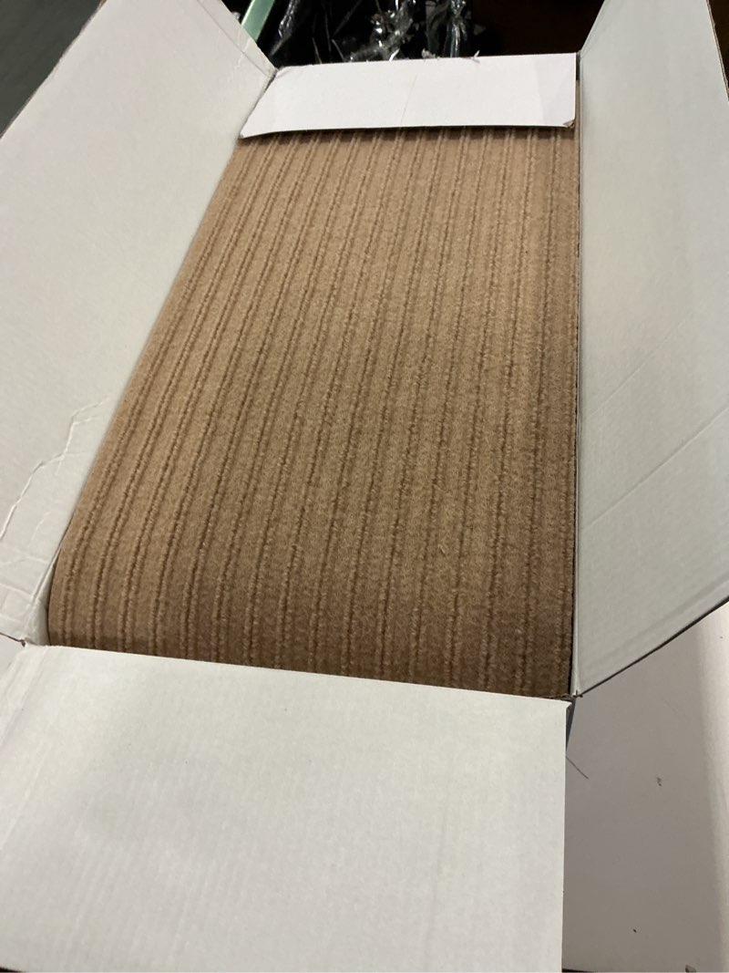 Condition photo showing Good Condition for Extra Wide Non Slip Stair Treads for Wooden Steps – 15 Pack 9" x36'' Extra Wide Carpet Runners with 