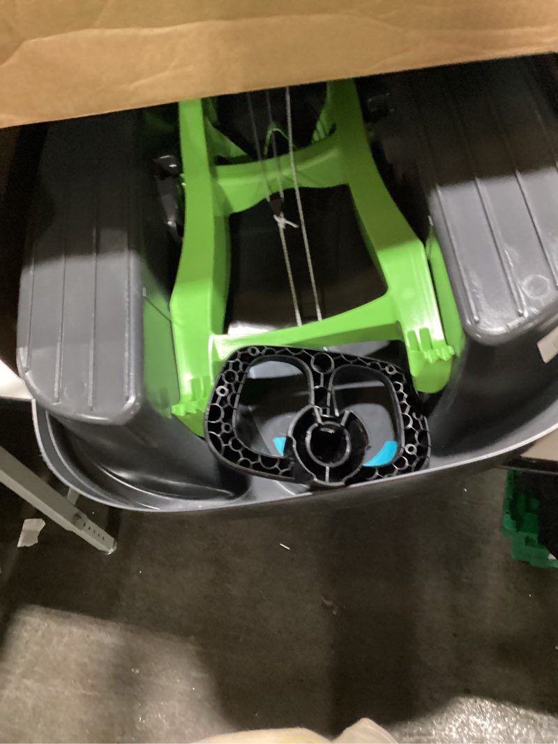 Condition photo showing Good Condition for Snow Sled for Kids, Adults - Toboggan Sled, Easy Turning Steering Wheel, Anti-Slip Seat, Pull Up Brake, Durable Plastic Sled, Lightweight, Snow Sleds, Age 3+ 260 lbs
