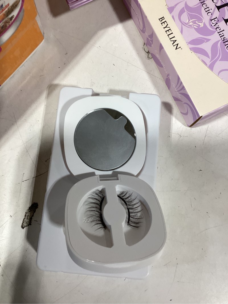 Condition photo showing Good Condition for BEYELIAN Magnetic Eyelashes with Applicator, Upgrade Soft Magnetic Lashes Portable Magnetic Eyelashes Natural Look, Reusable, No Glue Needed Fales Eyelashes for Eye YT25 (All-In-One & Comfortable) A-YT25
