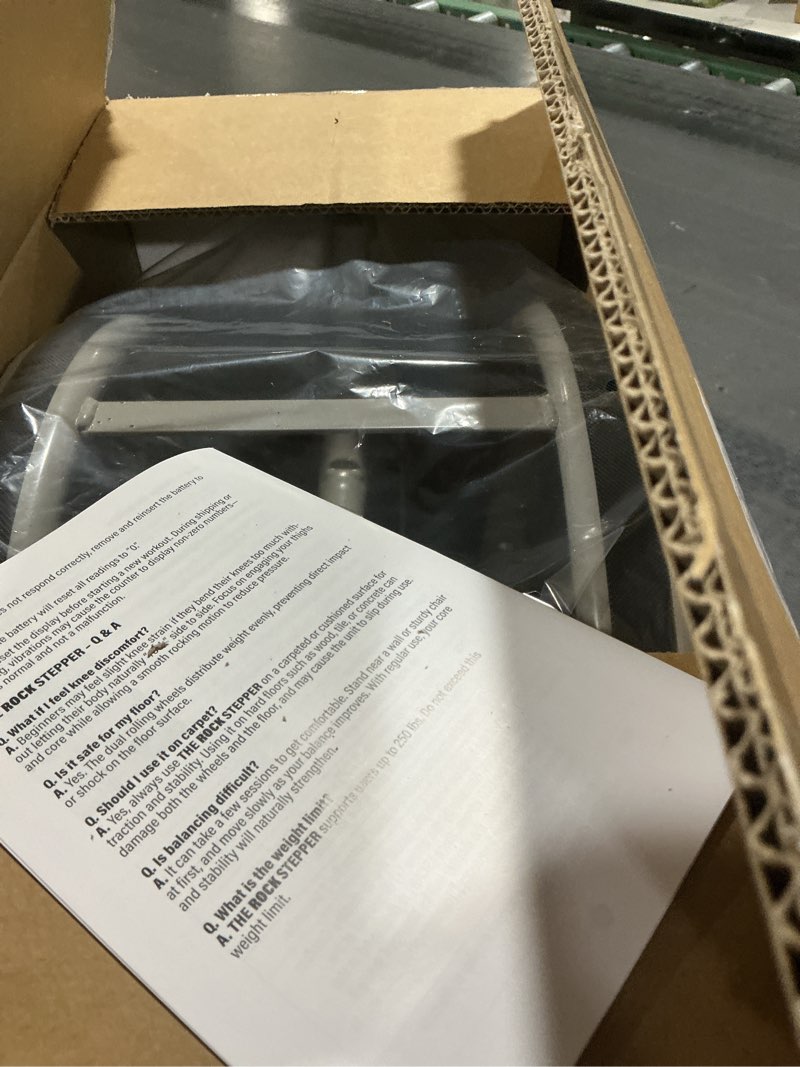 Condition photo showing Good Condition for HXD-ERGO Rock Stepper with Elastic Resistance Bands & Anti-Slip Mat, Side-to-Side Lateral Rocking Motion, Digital Display & High-Capacity Design for Home Leg Glute Workout