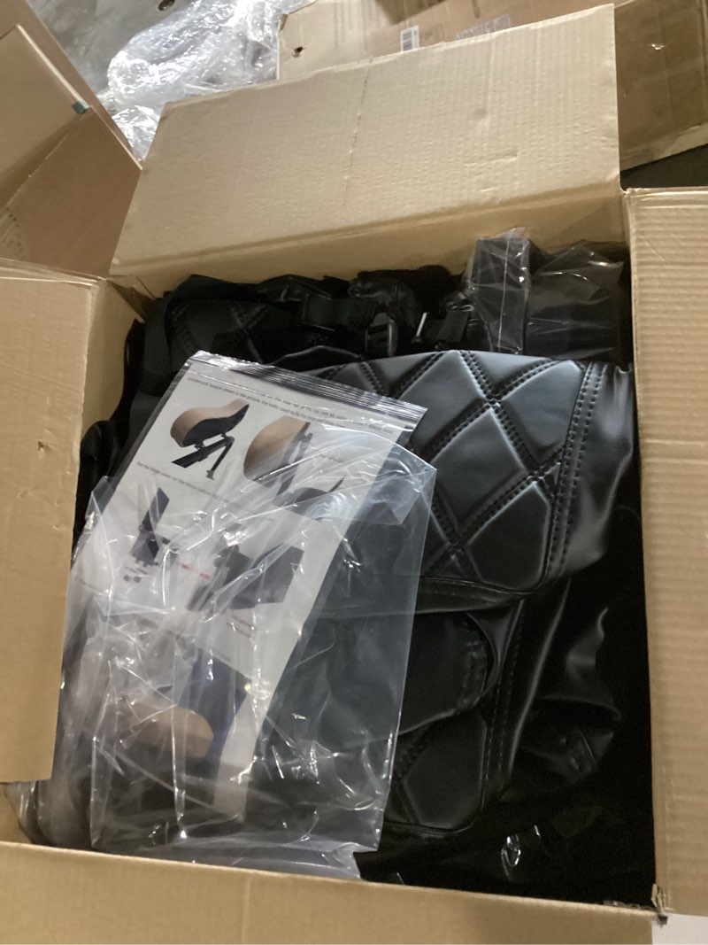 Condition photo showing Good Condition for nokins golf cart seat covers for yamaha/g29/drive2, vinyl front&rear seat cover with flip-up armrests kit, with cup holder, for 1" square tube (brown&brown 8438) fit yamaha/g29/drive2 brown and brown 8438
