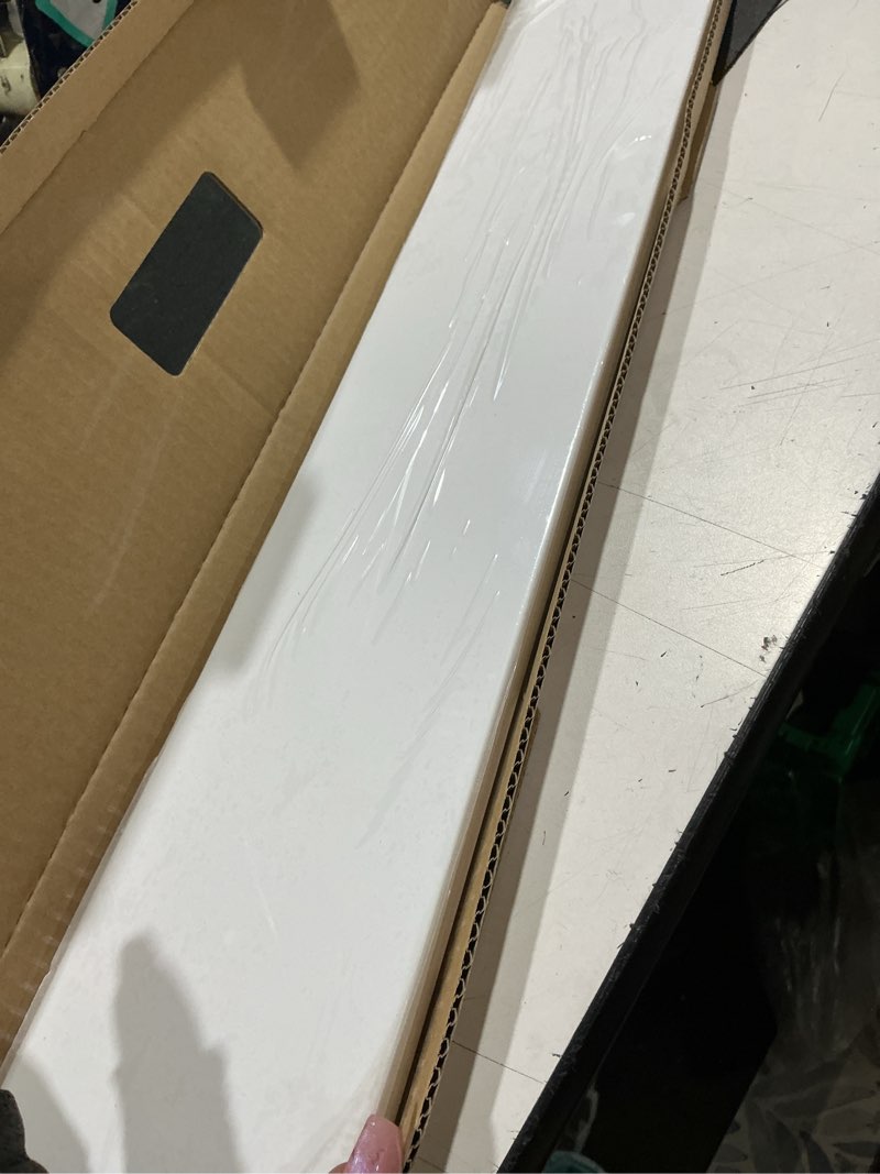 Condition photo showing Good Condition for design house 550905 universal cultured marble side splash 21.5 inch, solid white