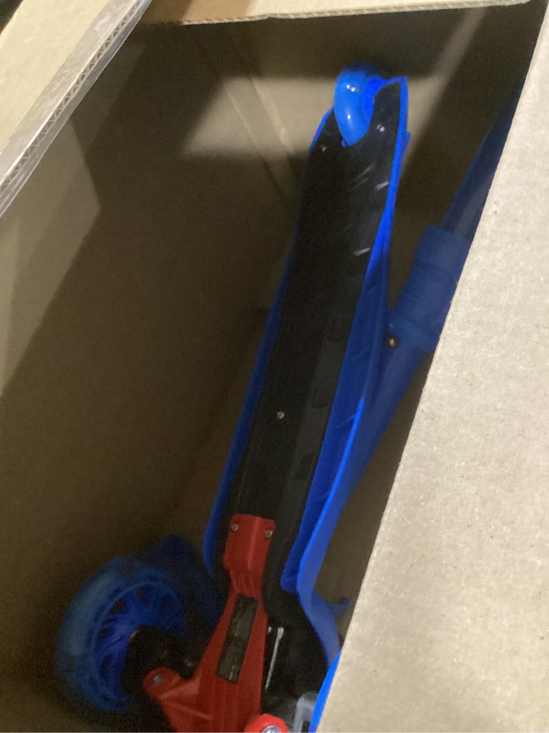 outdoor cruiser 3-wheel kids scooter – with lean-to-steer technology, wide deck, led lighted wheel, 