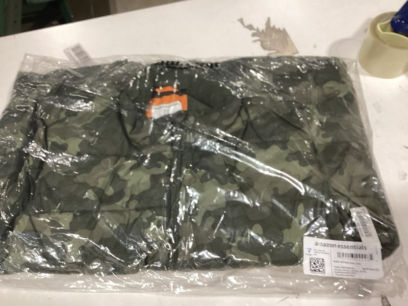 Condition photo showing Good Condition for Amazon Essentials mens Mid-weight Puffer Vest X-Large Military Green Camo
