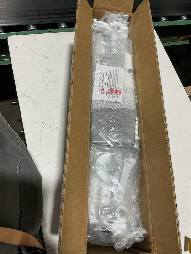 Condition photo showing Good Condition for Updated King Size Bed Rail for Toddlers: 3-Side Protection Bedrail with Headbroad for King Bed - Extral Tall Adjustable Child Safety Side Railing Guards for Infants Kids Child(78.7x78.7X 74.8”) Grey Updated King bed 78.7x78.7x 74.8"