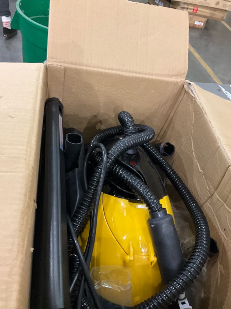 Condition photo showing As Is for McCulloch MC1275 Heavy-Duty Steam Cleaner, 45 Minute Runtime, 18 Accessories: Mop Head, Brushes, & More - Built for Home, Tile, Grout, Carpet, Furniture, & Personal Car Detailing