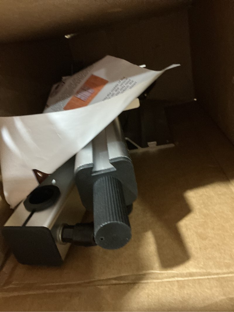 Condition photo showing As Is for Upgrade Removable RV Table Leg Accessories, Table Top Adjustable Aluminum Alloy RV Adjustable Table Leg?360 Degree Table Leg Bracket for RV Caravan Yachts, Easy to Install, 100IBS (Upgrade Silver) Upgrade Silver RV Table Leg