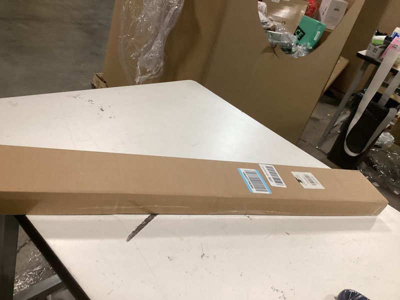 Condition photo showing As Is for LazBlinds No Tools No Drill Cordless Cellular Shades, Blackout Light Blocking Honeycomb Shades for Home, Thermal Insulation Blinds for Windows, 39" W x 48" H, White Blackout-white 39" W x 48" H