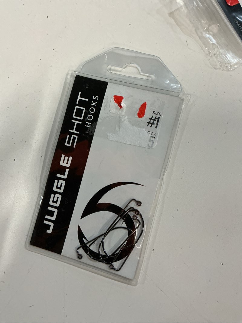 Condition photo showing New/Like New for 6th sense juggle shot hooks (pieces 5)
