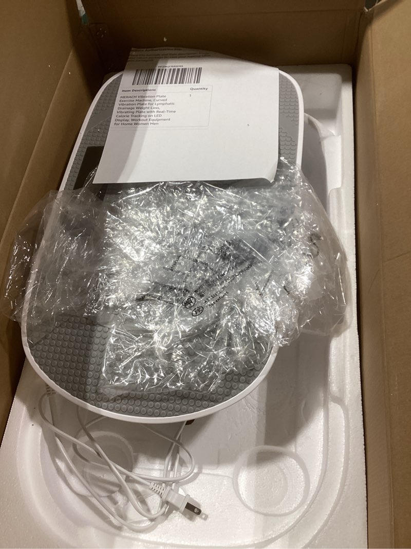 Condition photo showing Good Condition for Lifepro Waver Mini Vibration Plate for Lymphatic Drainage – Whole Body Vibrating Platform Exercise Machine for Muscle Toning & Recovery with Remote & Resistance Bands, Max Load 260 lb Blue