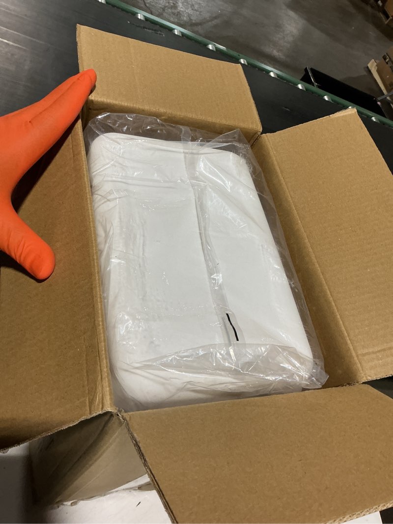 Condition photo showing Good Condition for 5 pack large plastic white storage bins with lids, toy box chest with handle?organizer containers baskets for baby,nursery?shelves?playroom, bedroom?office,closet?home (white, 5l) set of 5 large white