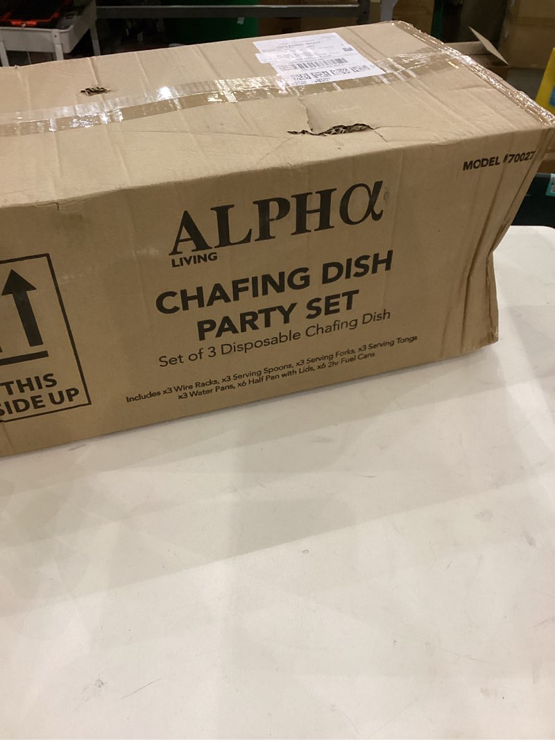 Chafing dish party set