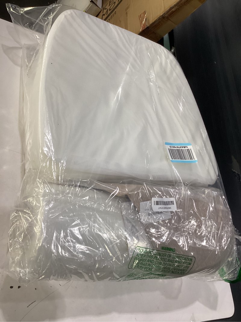 Condition photo showing New/Like New for aaaaacessories d-shaped chair cushions, 2" thick dining chair pads with ties and removable, machine-washable cover, 17" x 16", set of 6, oatmeal beige oatmeal beige 6 count(pack of 1)