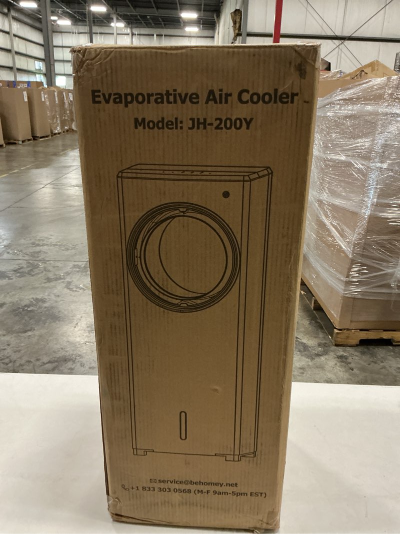 Condition photo showing New/Like New for windowless portable air conditioner small evaporative air cooler for room no window 3-speed settings 4 modes 7h timer remote control 4 ice packs quiet ac unit for bedroom - 4