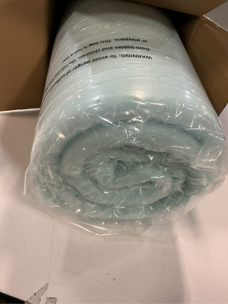 Condition photo showing New/Like New for Linenspa Memory Foam Mattress Topper - 2 Inch Gel Infused Memory Foam - Plush Feel - Cooling and Pressure Relieving - CertiPUR Certified - Dorm Room Essentials - Twin XL Size Twin XL 2 Inch Classic Gel